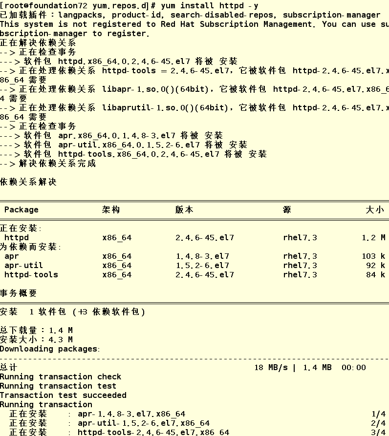 本地yum源的建立，共享yum源建立，yum命令用法，rpm用法