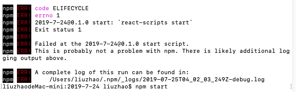 react-npm-err-2019-7-24-0-1-0-start-react-scripts-start-csdn