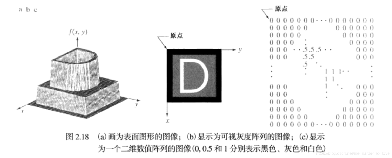 "D"数字图像示意图