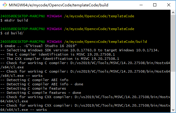 windows cmake msg please install v140