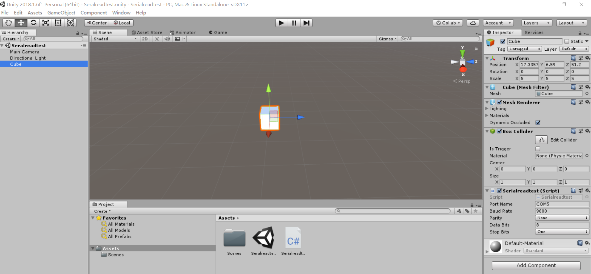 Unity3D与arduino串口通讯_unity3d arduino-CSDN博客