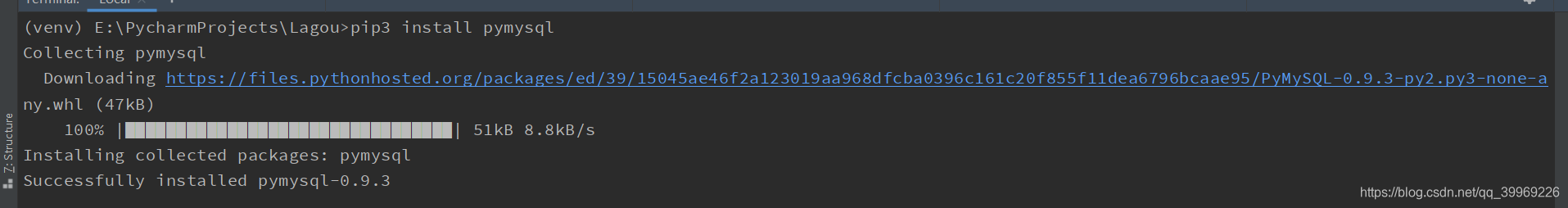Python: pymysql报错ModuleNotFoundError: No module named 'pymysql'-CSDN博客