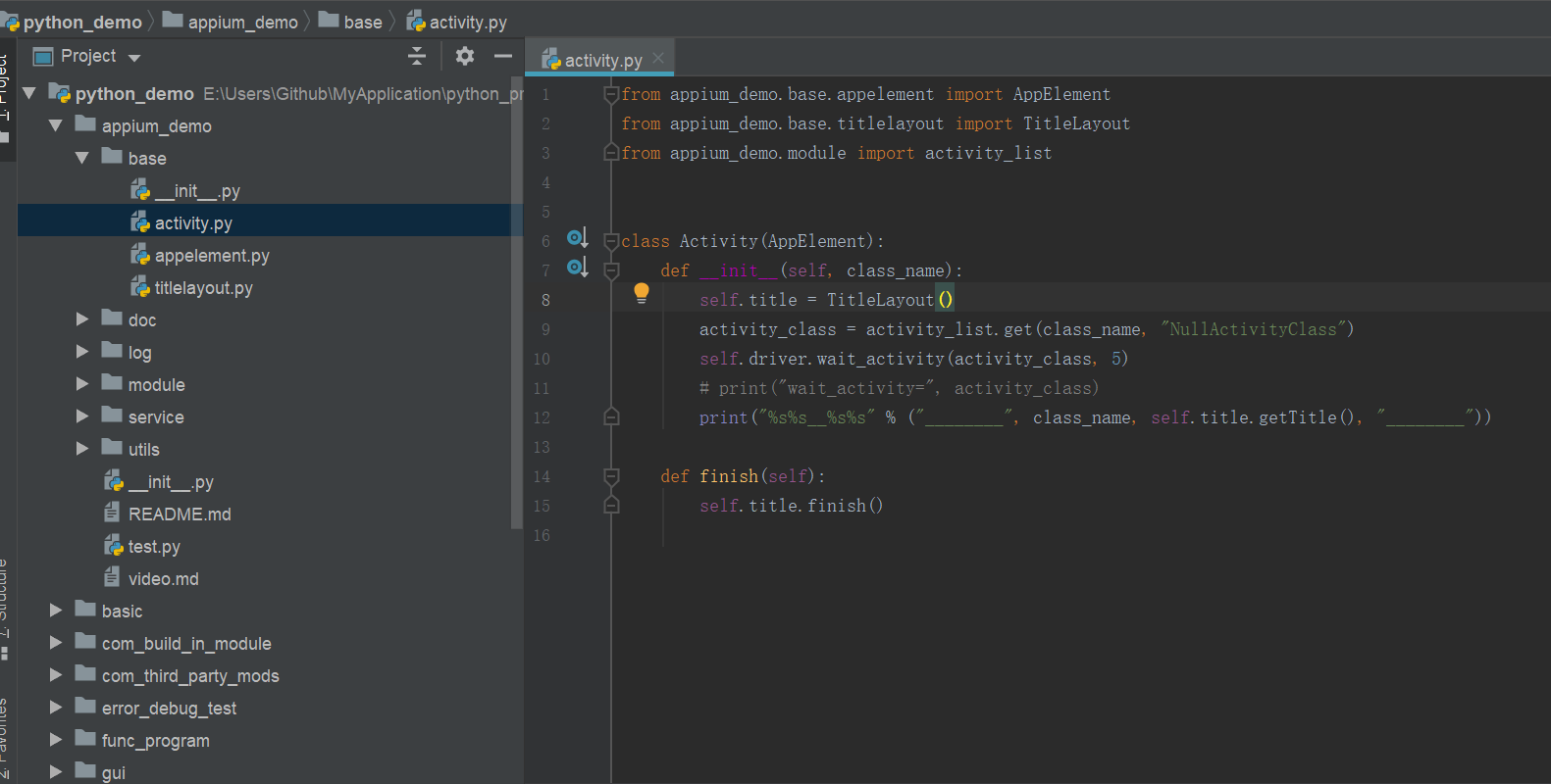 Android + Appium automated testing framework - Programmer Sought