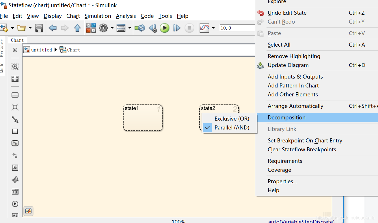 手把手教用matlab做无人驾驶(十五)--matlab/simulink stateflow学习教程_stateflow经典教程-CSDN博客
