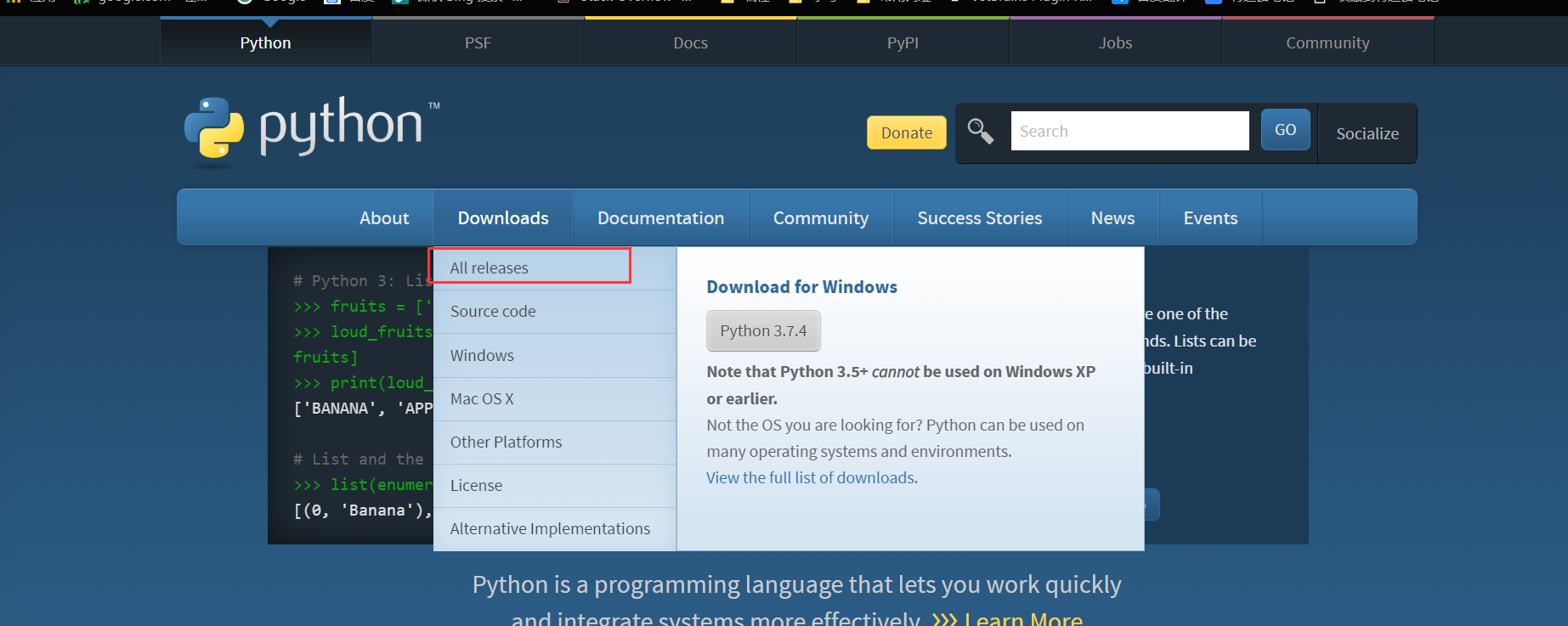 如何安装python历史版本------已解决_python历史版本找不到-CSDN博客