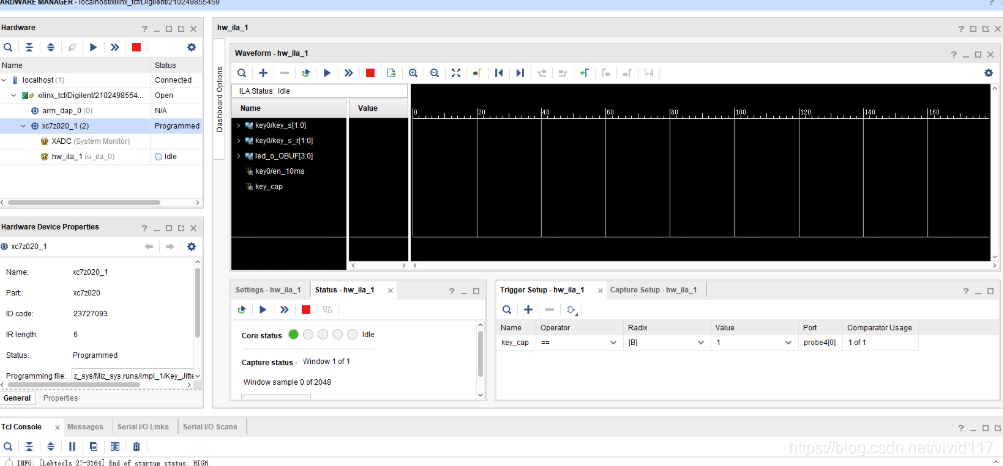 数字电路基础知识(七) ——Vivado使用Chipscope在线逻辑分析仪Debug_vivado chipscope-CSDN博客