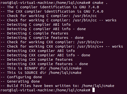 cmake .