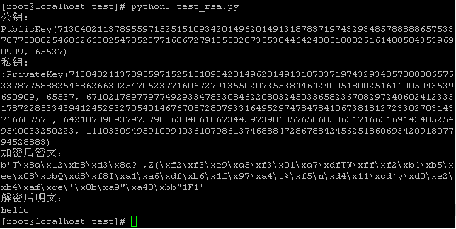 rsa decrypt in python