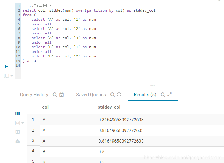 Stddev Operator HIVE 总体标准差stddev()_hive stddev_空城gang的博客-CSDN博客
