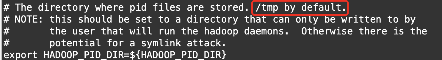 hadoop-env.sh文件