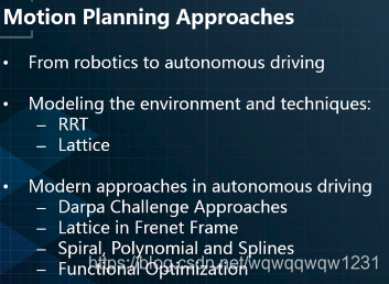 Motion Planning A