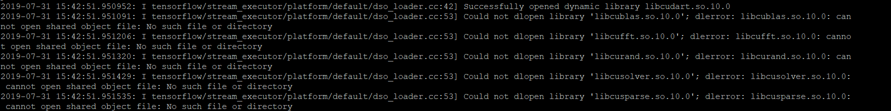 Could not dlopen library 'libcublas.so.10.0'这一类的错误_could not dlopen ...