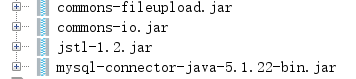 commons.fileupload.jar和commons-io.jar包是我们需要的