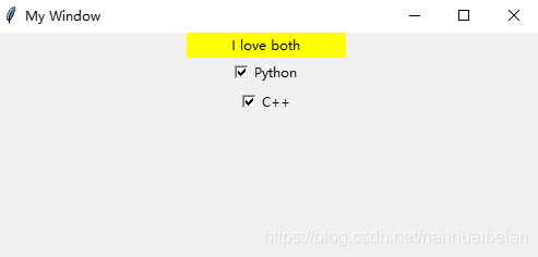 Python GUI之 tkinter 窗口视窗教程详解_python安装 视窗是什么意思-CSDN博客