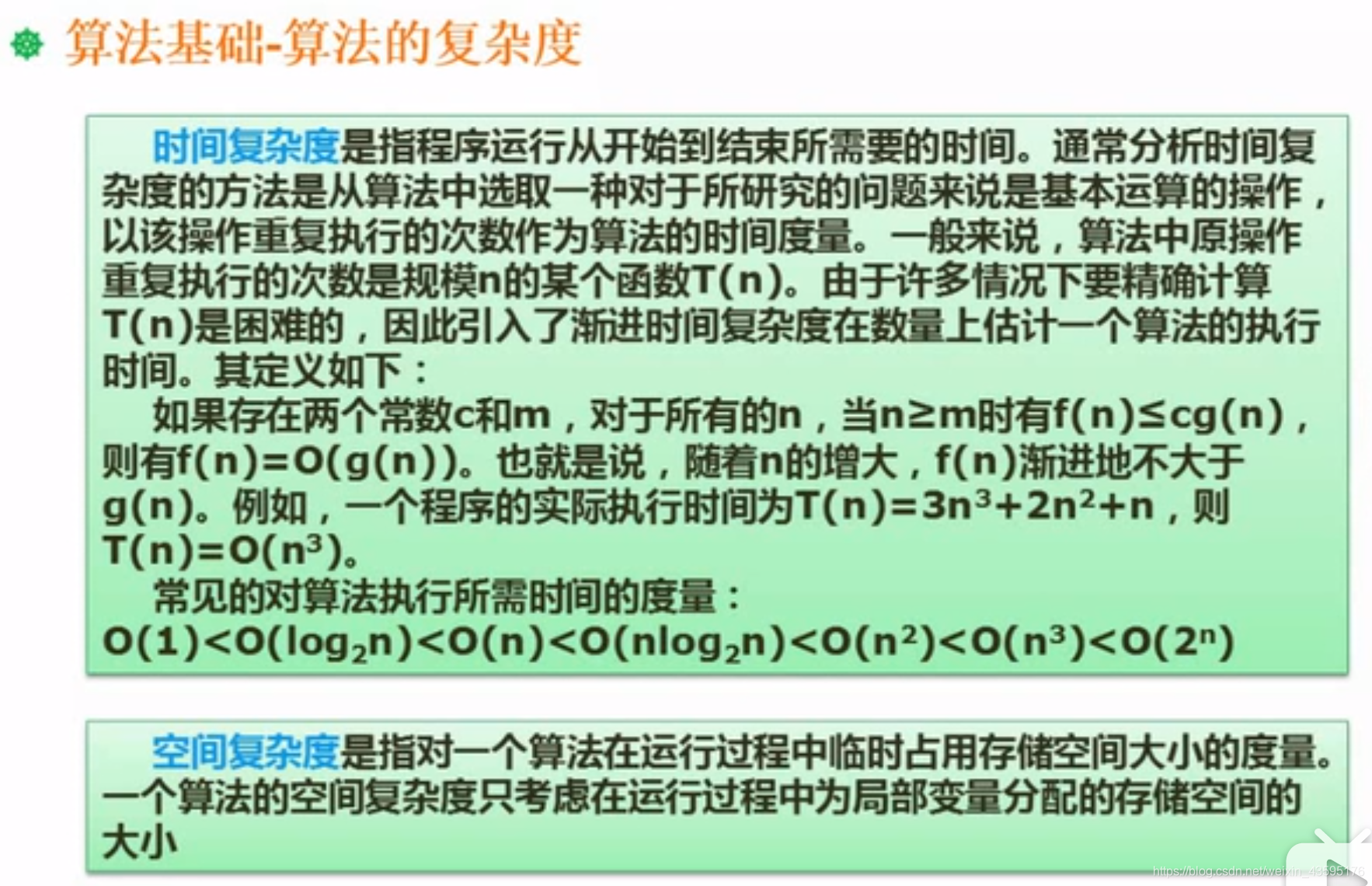 算法的复杂度