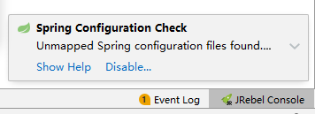 unmapped spring configuration files found idea