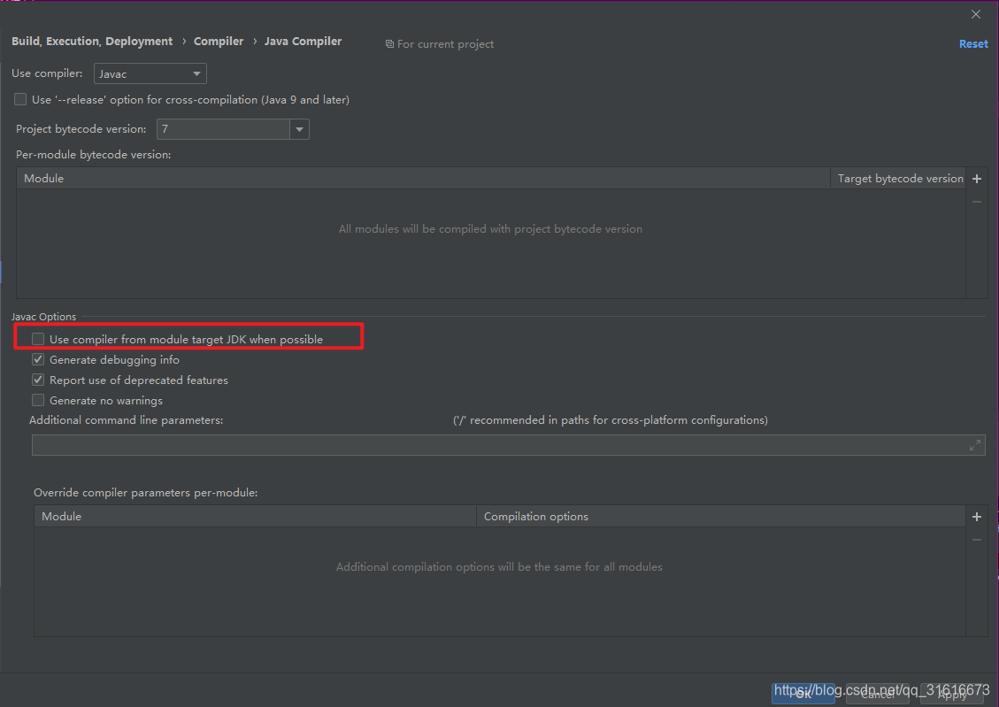 idea编译失败 Error:java: Internal error: Error:java: System Java Compiler ...