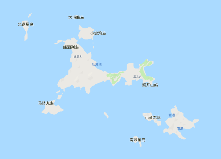 嵊泗列岛地图高清图片