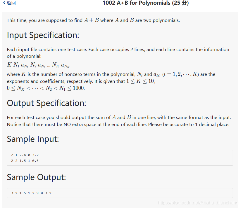 1002 A+B for Polynomials 