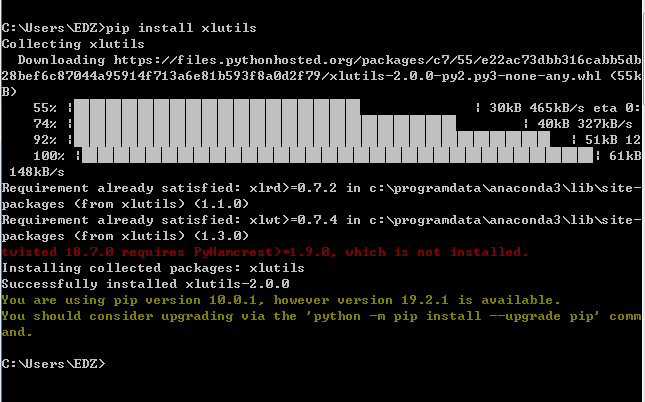 Python安装xlrd,xlwt,和xlutils库的安装方法_windowxlrd,xlutils,xlwt安装-CSDN博客