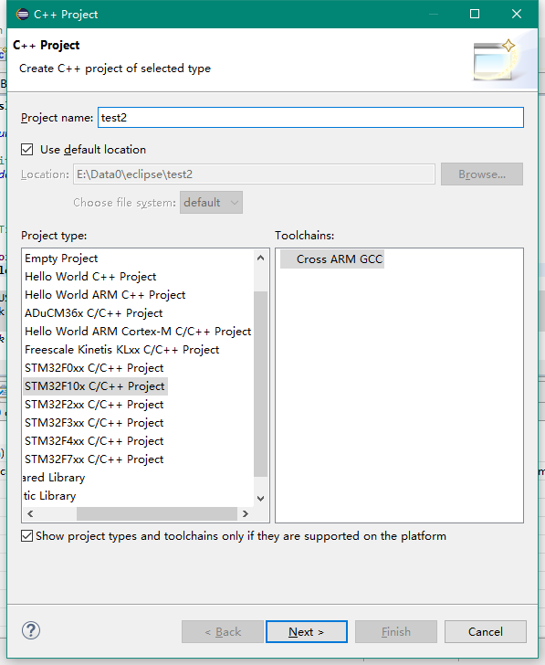 Настройка eclipse для stm32 linux