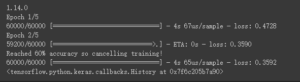 Tensorflow 回调（callbacks）函数的使用方法