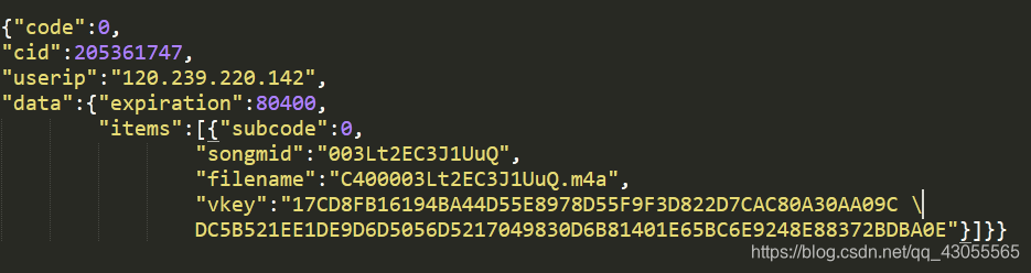 python调用QQ音乐API