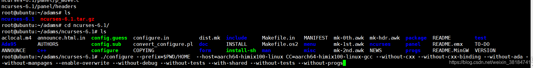 交叉编译:ncurses_ncurses aarch64-CSDN博客