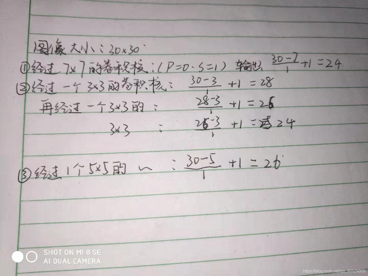 一个7×7的卷积核可以用三个3×3的卷积核替代，一个5×5的卷积核可以有两个3×3的卷积核替代