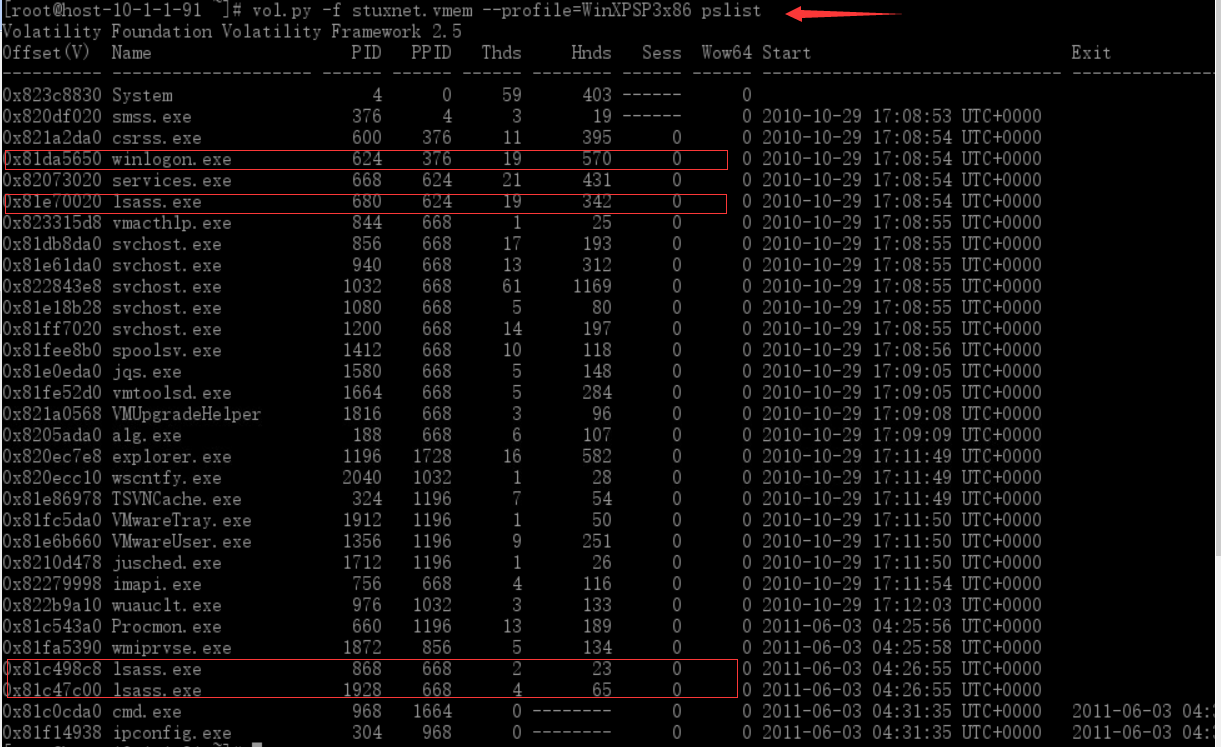 Volatility取证分析工具使用_vol.py-CSDN博客
