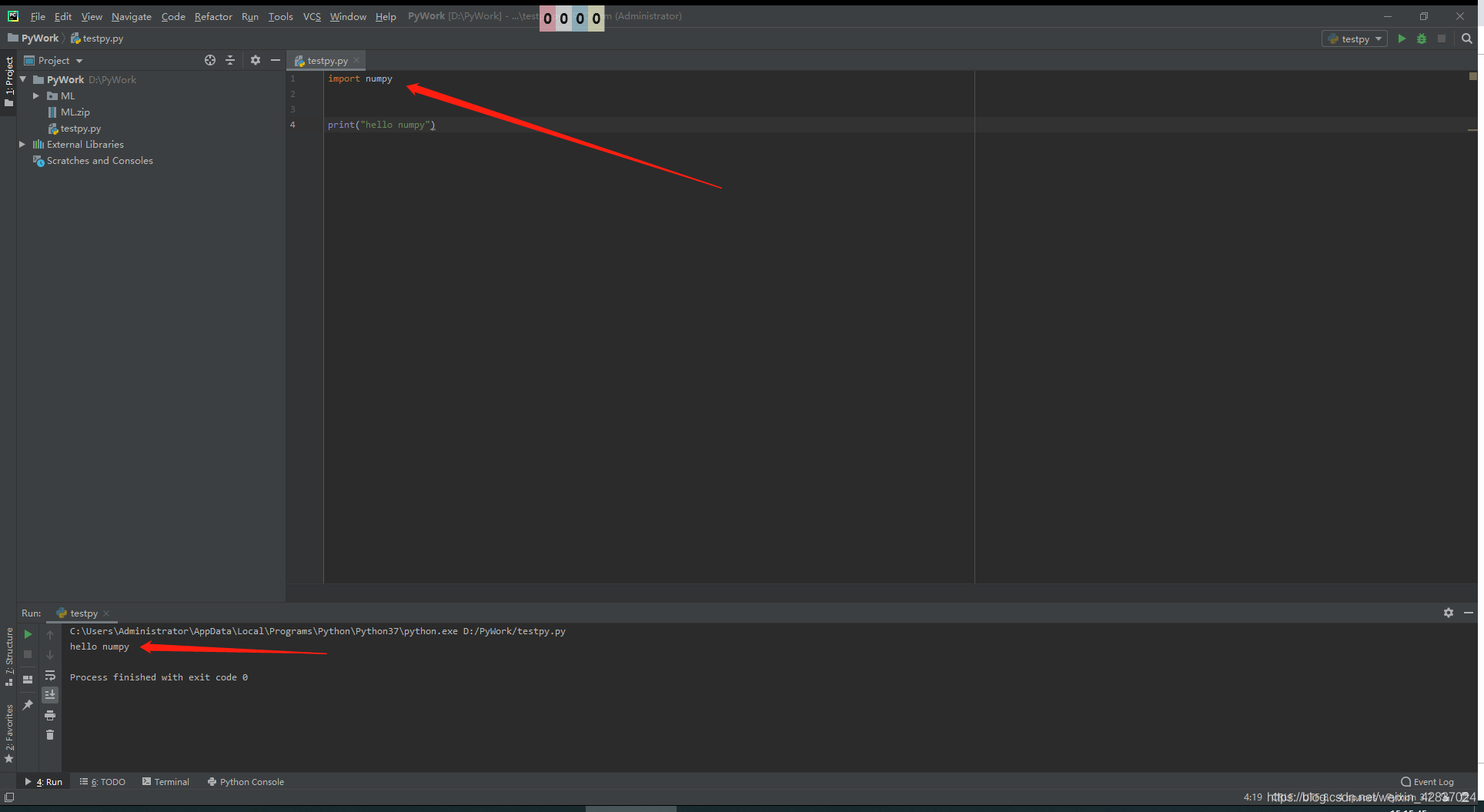 NumPy window 安装教程 多图 简单易懂