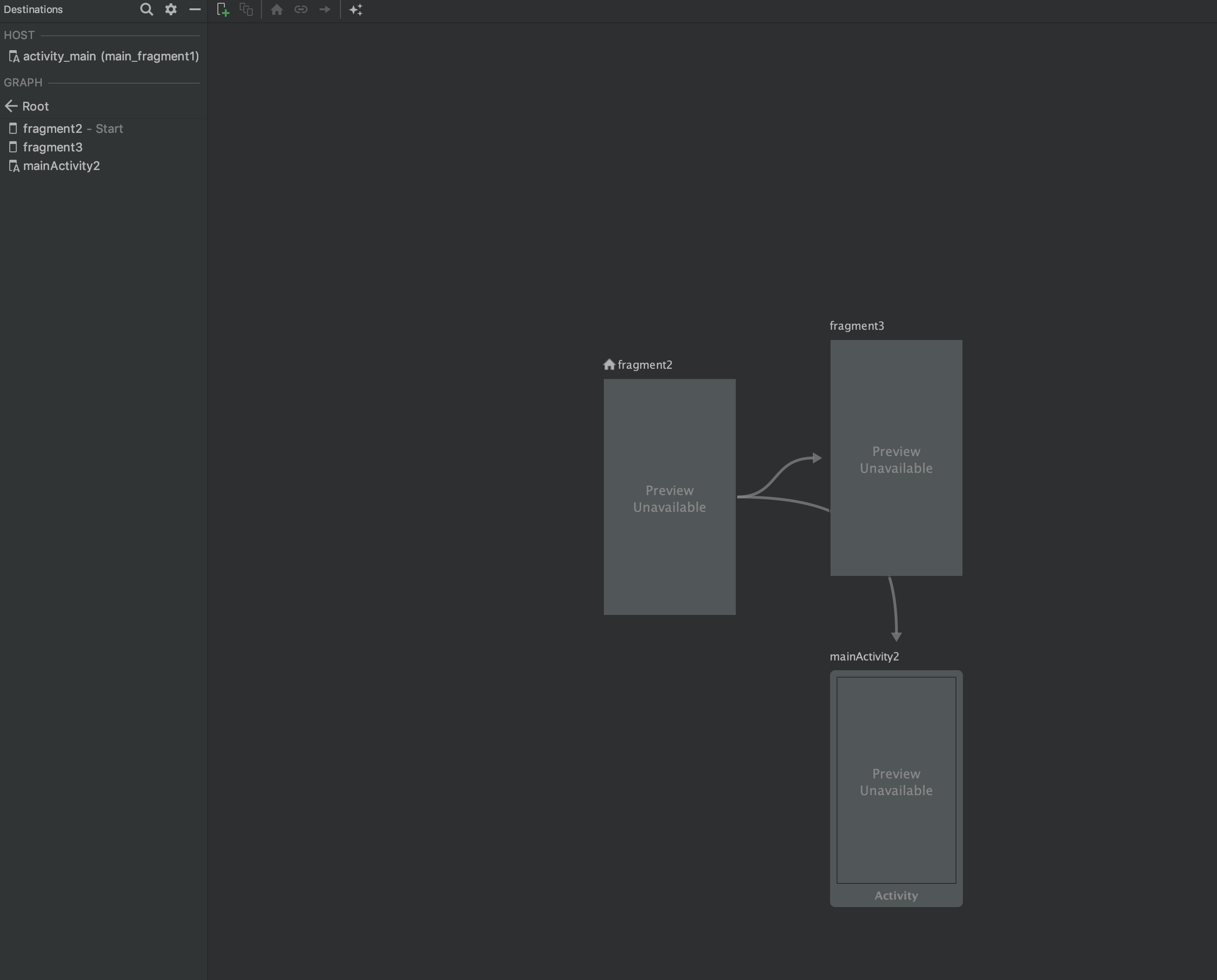 Navigation Preview unavailable in Android Studio 3.4 Preview_navigation