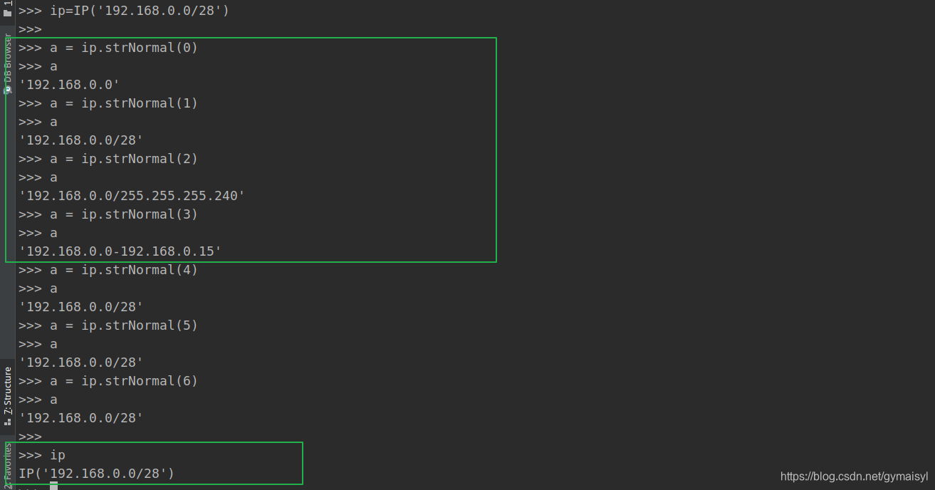 python模块 - - - IPy模块 (IP类)_strnormal-CSDN博客