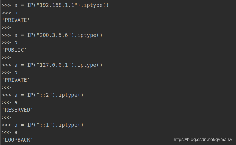 python模块 - - - IPy模块 (IP类)_strnormal-CSDN博客