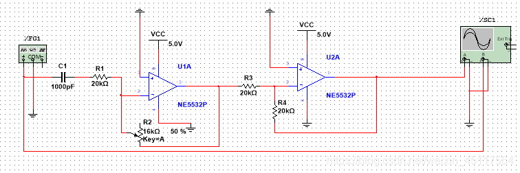 电位器大小的选定根据电路通带增益大小以及带通滤波电路放大倍数进行计算