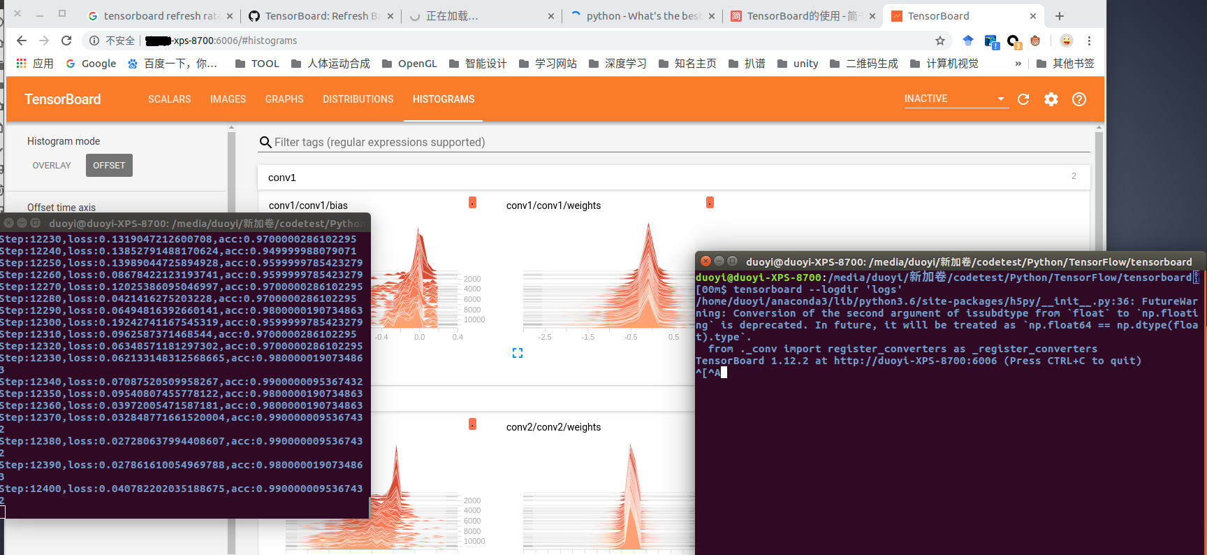 【TensorFlow-windows】TensorBoard可视化