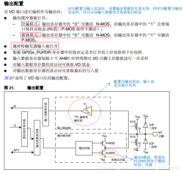 Output configuration