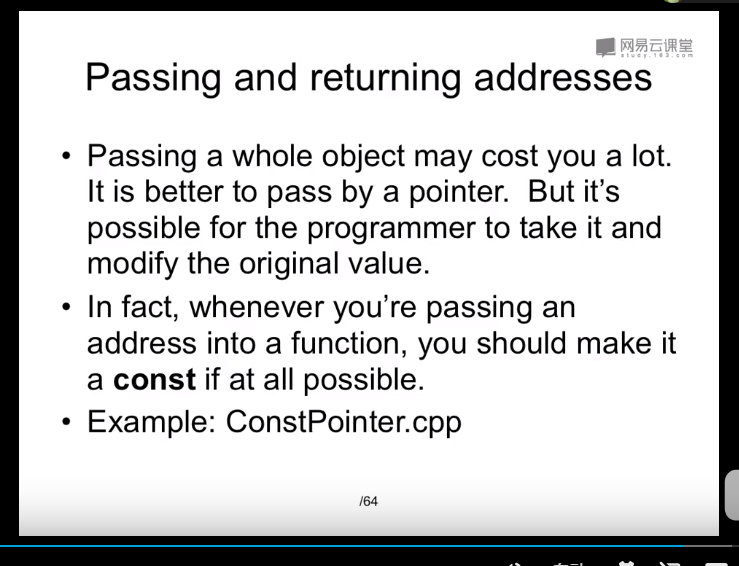 c++ 浙大翁恺老师 面向对象程序设计听课笔记收录(十七）（十八）（十九）函数缺省参数值 default value | const | 内联函数