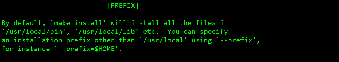 configure--prefix