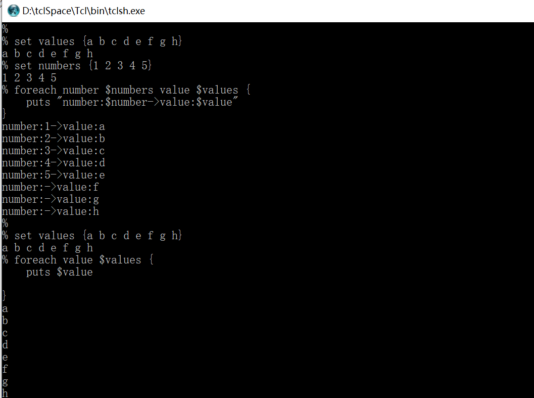 TCL 语言的 Foreach 学习笔记_tcl Foreach用法-CSDN博客