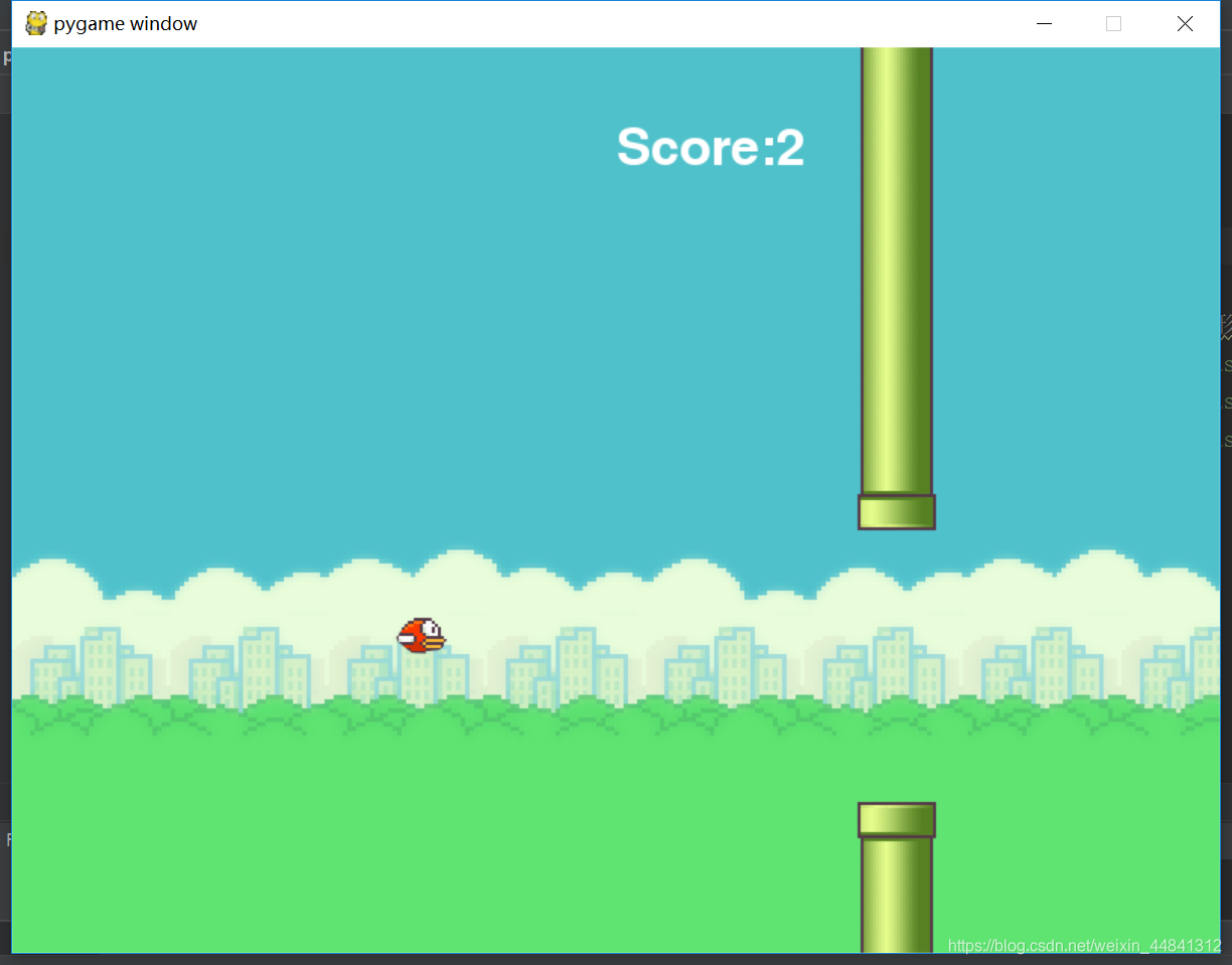 python写的flappy bird小游戏(最简单版本)有视频链接_pycharm flappy bird-CSDN博客