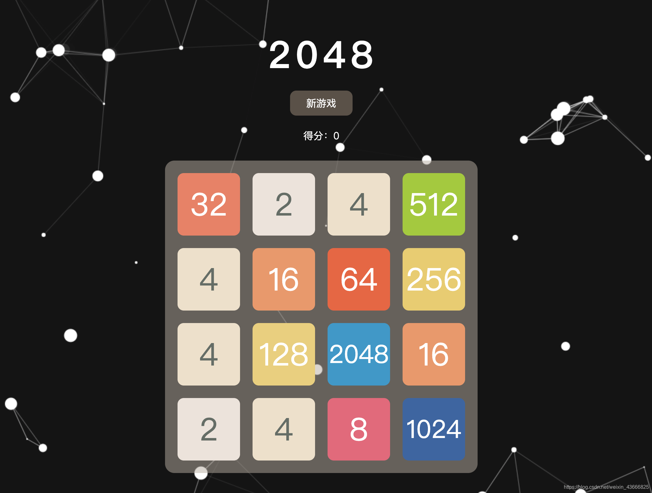 html+css+JavaScript实现2048小游戏(附源码)_html2048代码-CSDN博客