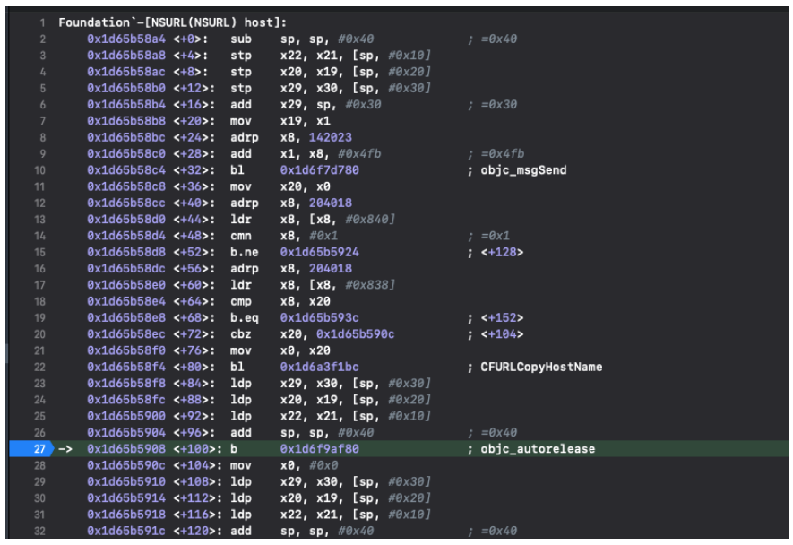 iOS13 一次Crash定位 - 被释放的NSURL.host