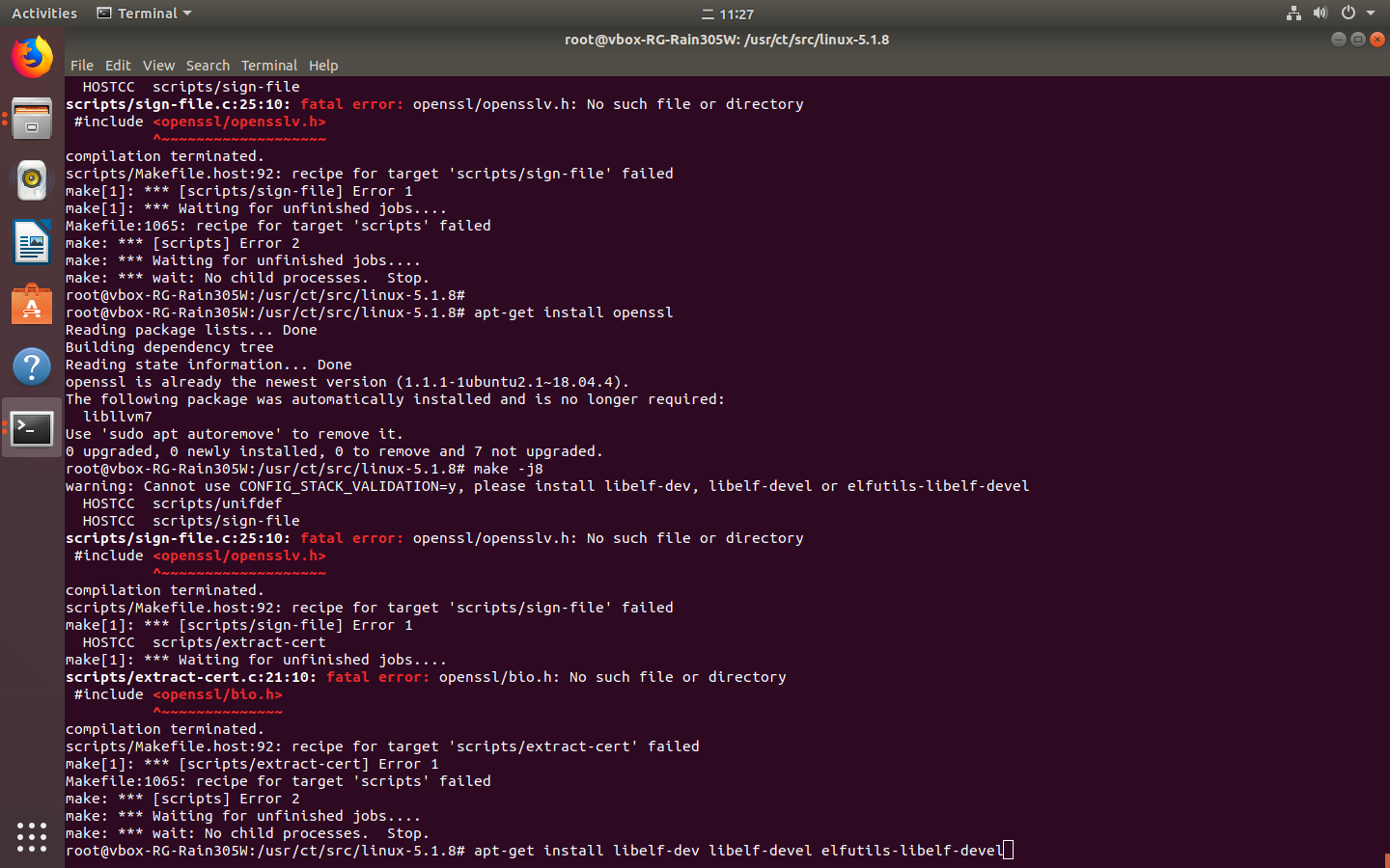 Ubuntu Fatal Error: Openssl/opensslv.h: No Such File Or Directory-CSDN博客