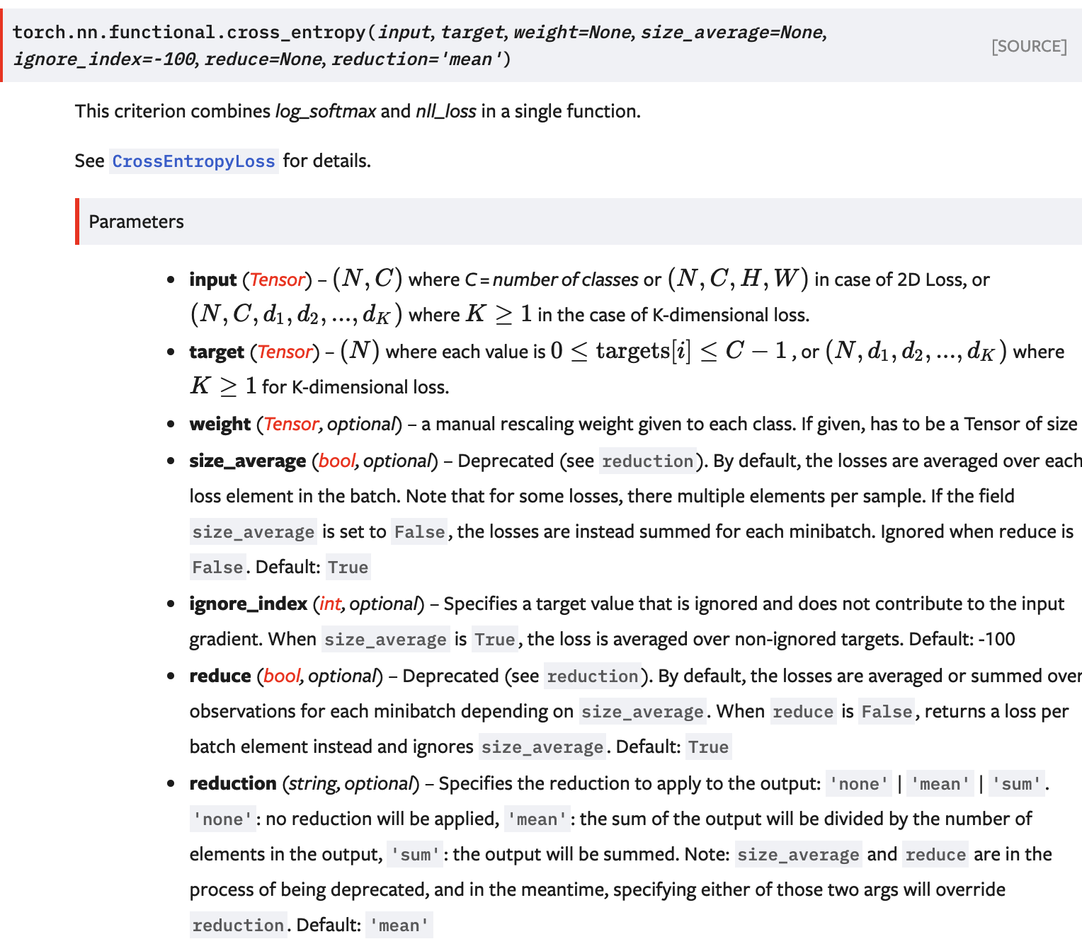 Pytorch的torch.nn.functional.cross_entropy的ignore_index细解