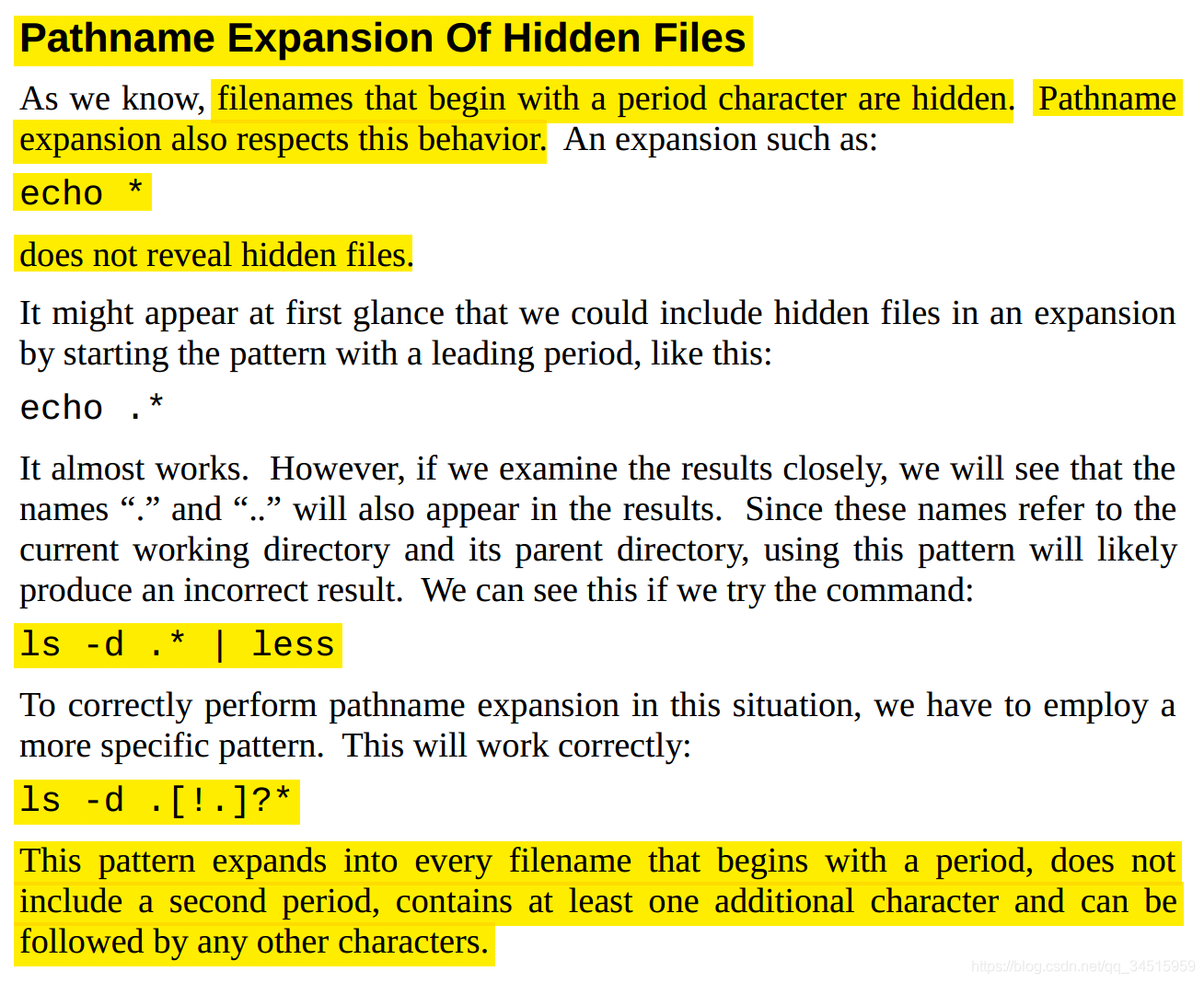 Cite from Linux command line