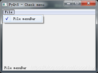 Python学习笔记之PyQt5菜单Check - CheckMenuBar_pyqt menu check-CSDN博客
