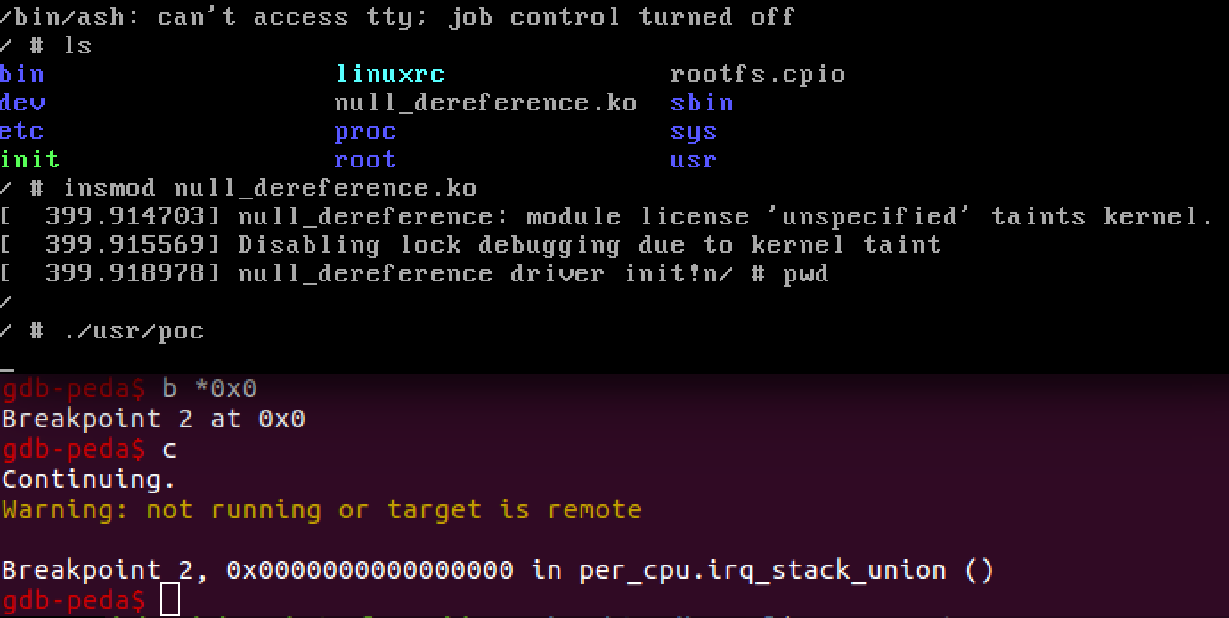 linux内核漏洞利用初探（2）：demonull_dereference_null dereferenceCSDN博客