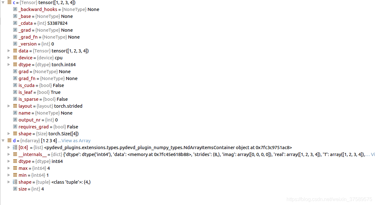 Pytorch--Tensor, Numpy--Array,Python--List 相互之间的转换。_pytorch中tensor,list ...