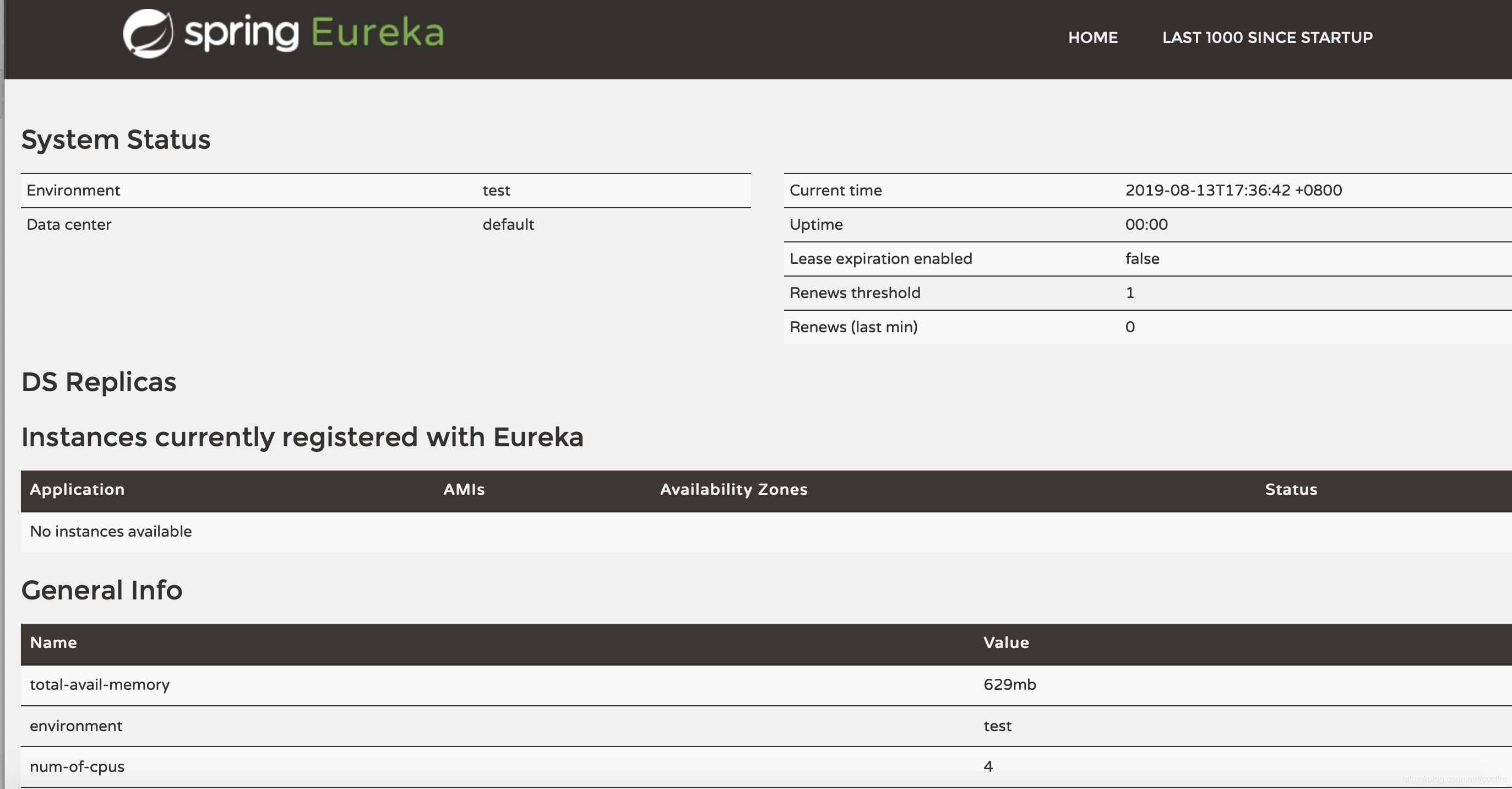 Springcloud学习（一）基于eureka注册中心的搭建